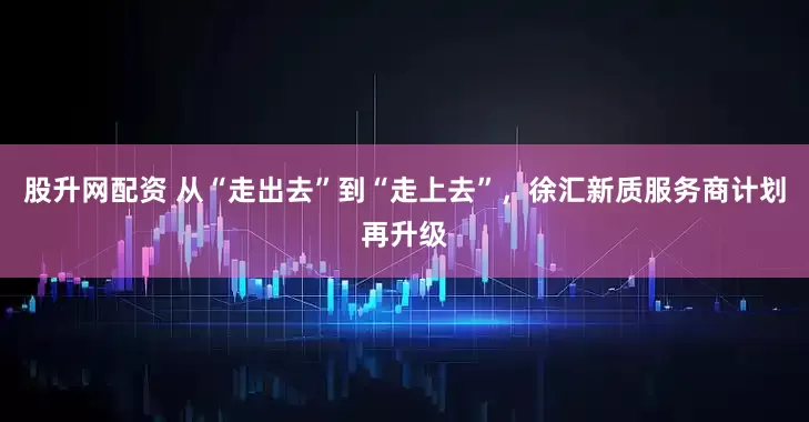 股升网配资 从“走出去”到“走上去”，徐汇新质服务商计划再升级